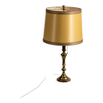Lampe de table en laiton des années 50