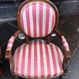 Ensemble 2 Fauteuils + 2 Sièges Louis XVI