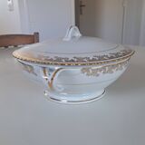 ADP ROYAL soup tureen gilded with gold Limoges porcelain