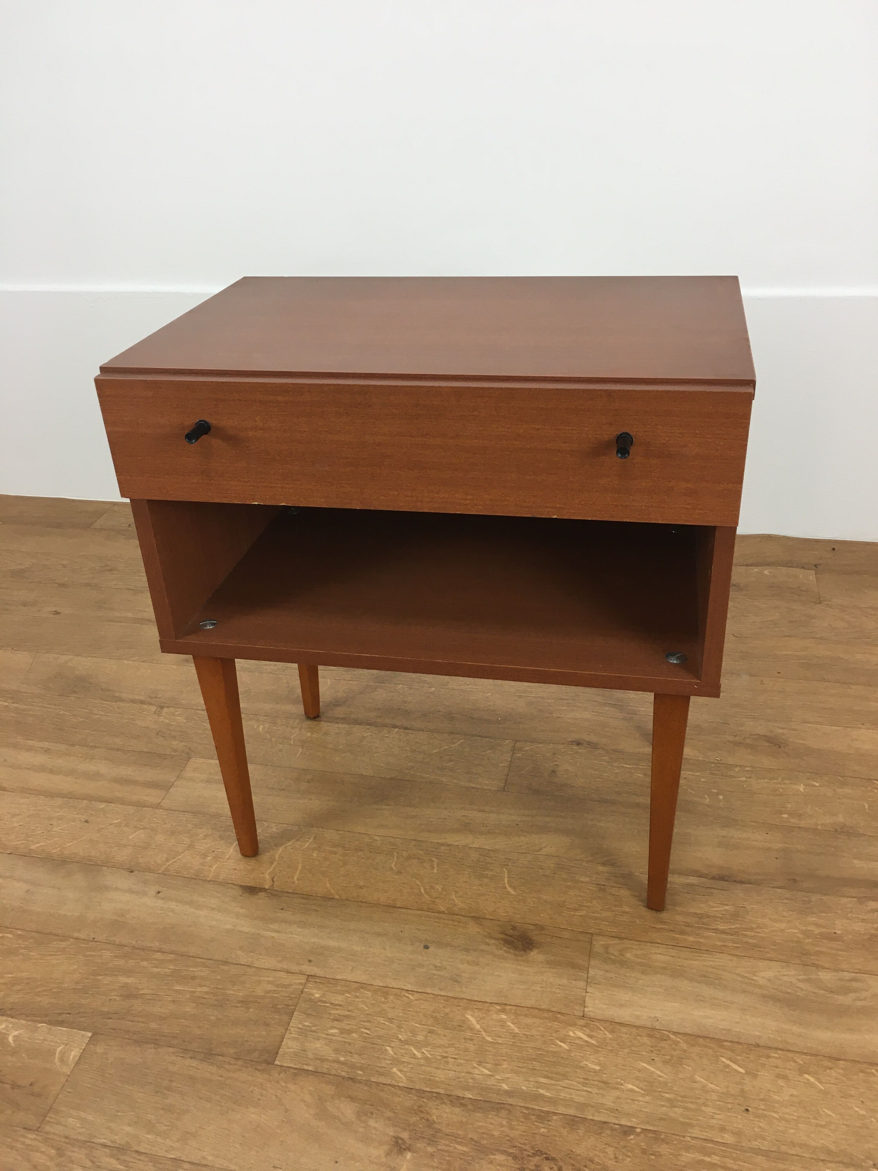 Scandinavian bedside 1 vintage drawer