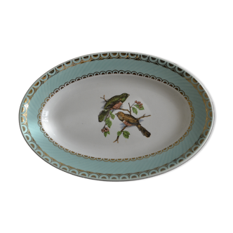 Small dish bird motif