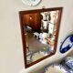 Dark wooden mirror ☐ 40 x 29.5 cm