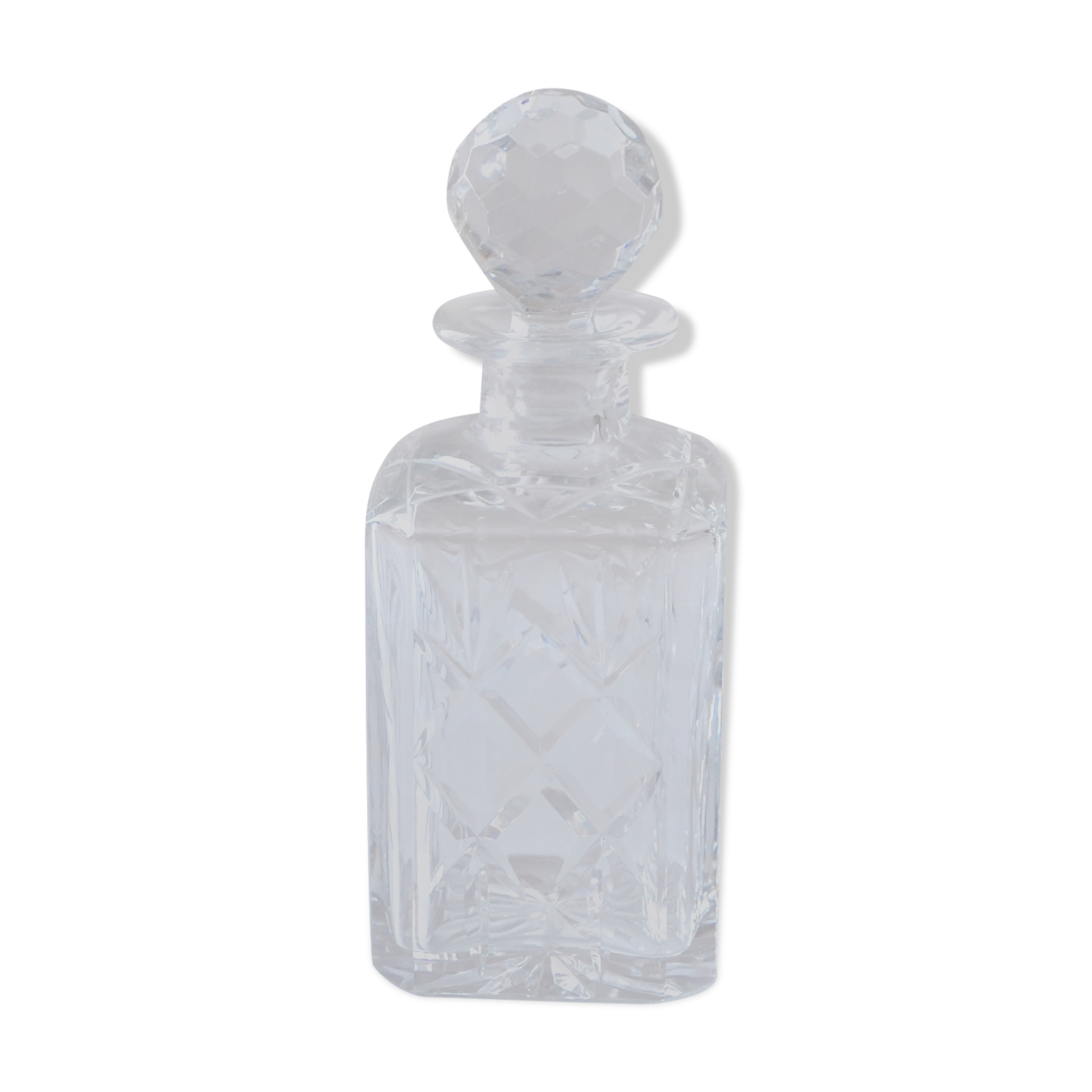 Carafe à whisky en cristal taillé