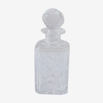 Cut crystal whisky carafe