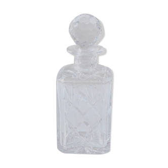 Cut crystal whisky carafe