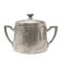 Art Deco sugar bowl, silver-plated brass, Germany, 1920s