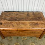 Rustic solid oak box 19th