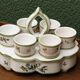 Moustiers earthenware egg service