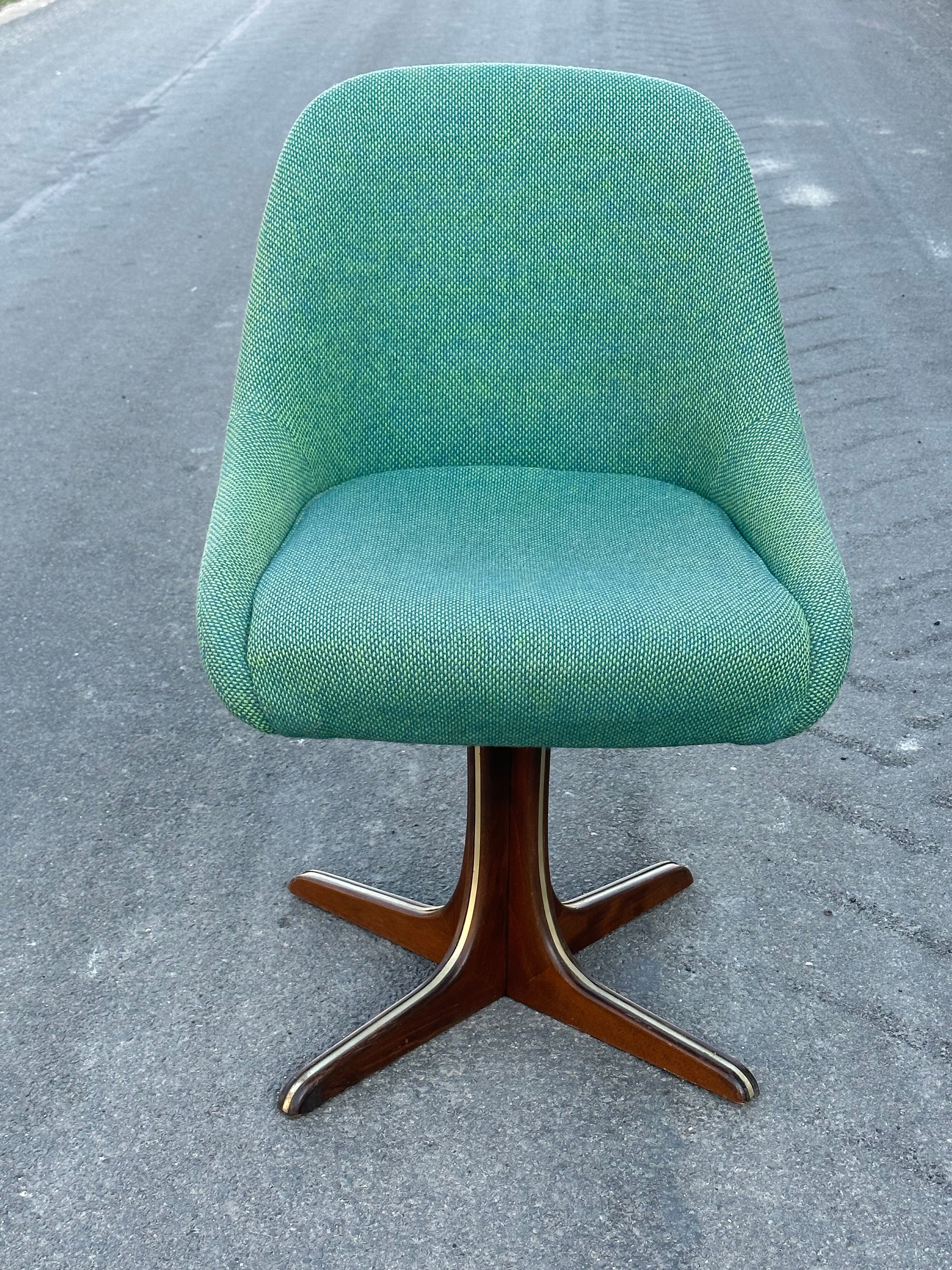 60s vintage design swivel office chair