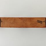 Vintage wooden wall coat rack 60s/70s