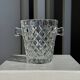 Classic vintage glass ice bucket H14 D12