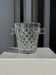 Classic vintage glass ice bucket H14 D12