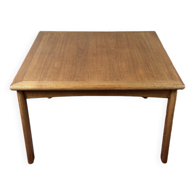1960s/70s teak coffee table and side table by Glostrup Møbelfabrik Denmark