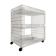 White metal service on wheels trolley