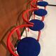 4 refurbished vintage chairs