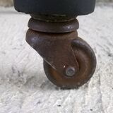Ancienne table ou console patine noir