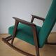 Fauteuil à bascule vintage des années 50.