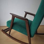 Fauteuil à bascule vintage des années 50.