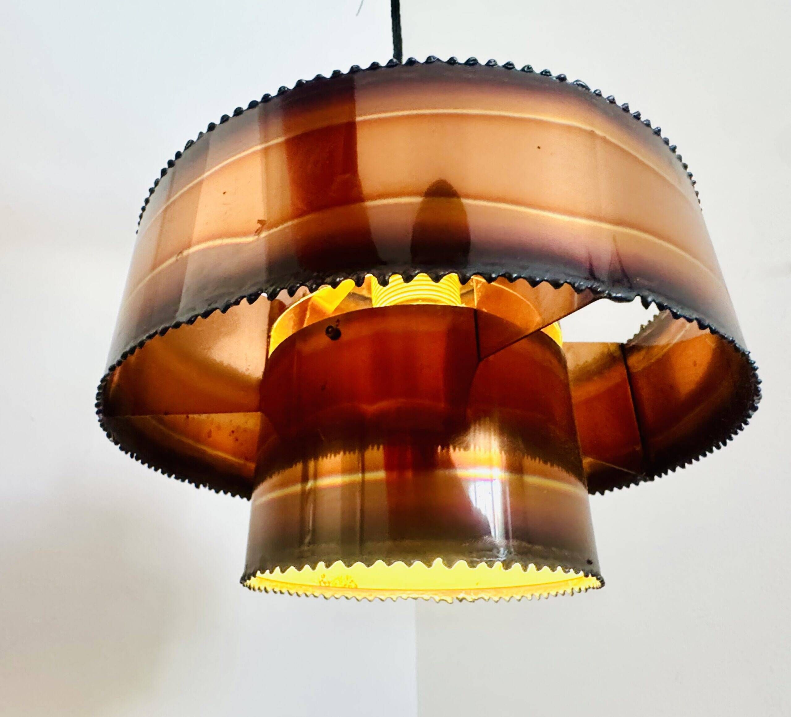 Brutalist Hanging Light In Brass By Svend Aage Holm-Sørensen For Holm-Sørensen & Co, Denmark 1960S