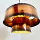 Brutalist Hanging Light In Brass By Svend Aage Holm-Sørensen For Holm-Sørensen & Co, Denmark 1960S