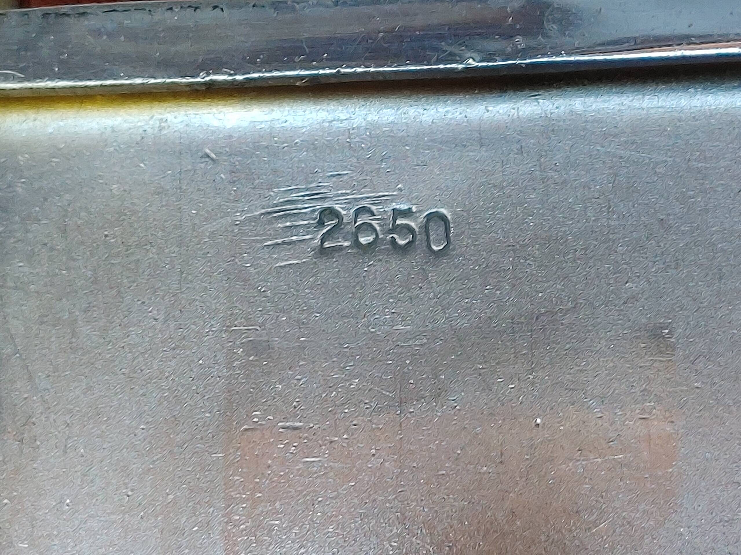 Old cigarette case or card holder in solid silver - English hallmarks - 195 gr