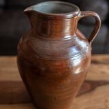 Glazed sandstone pitcher