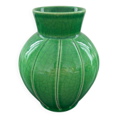 Vase en faïence craquelée