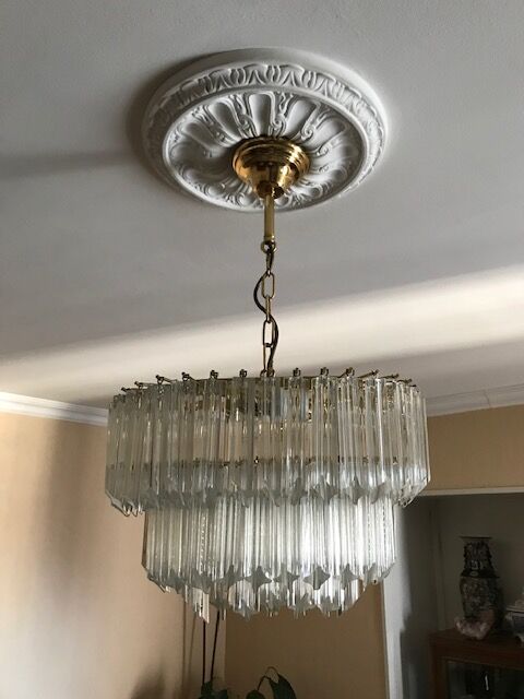 Lustre pampilles Murano