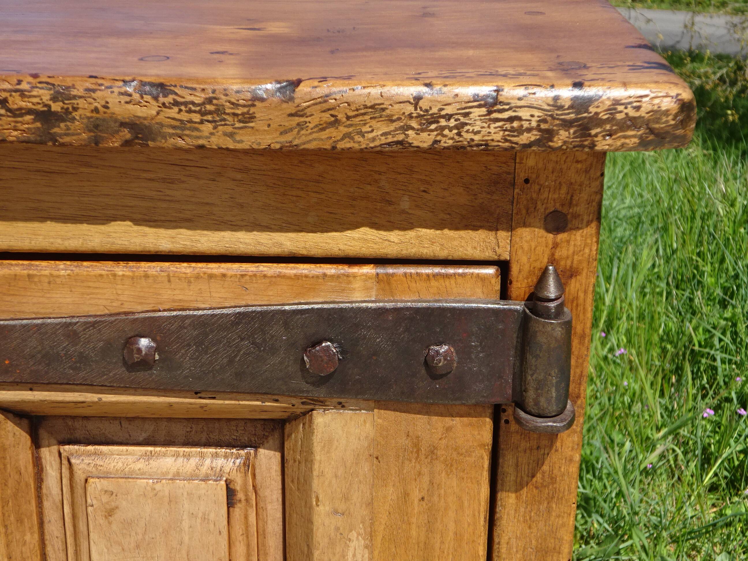 Old Tuscan sideboard, shallow depth