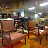 Paire de fauteuils art déco