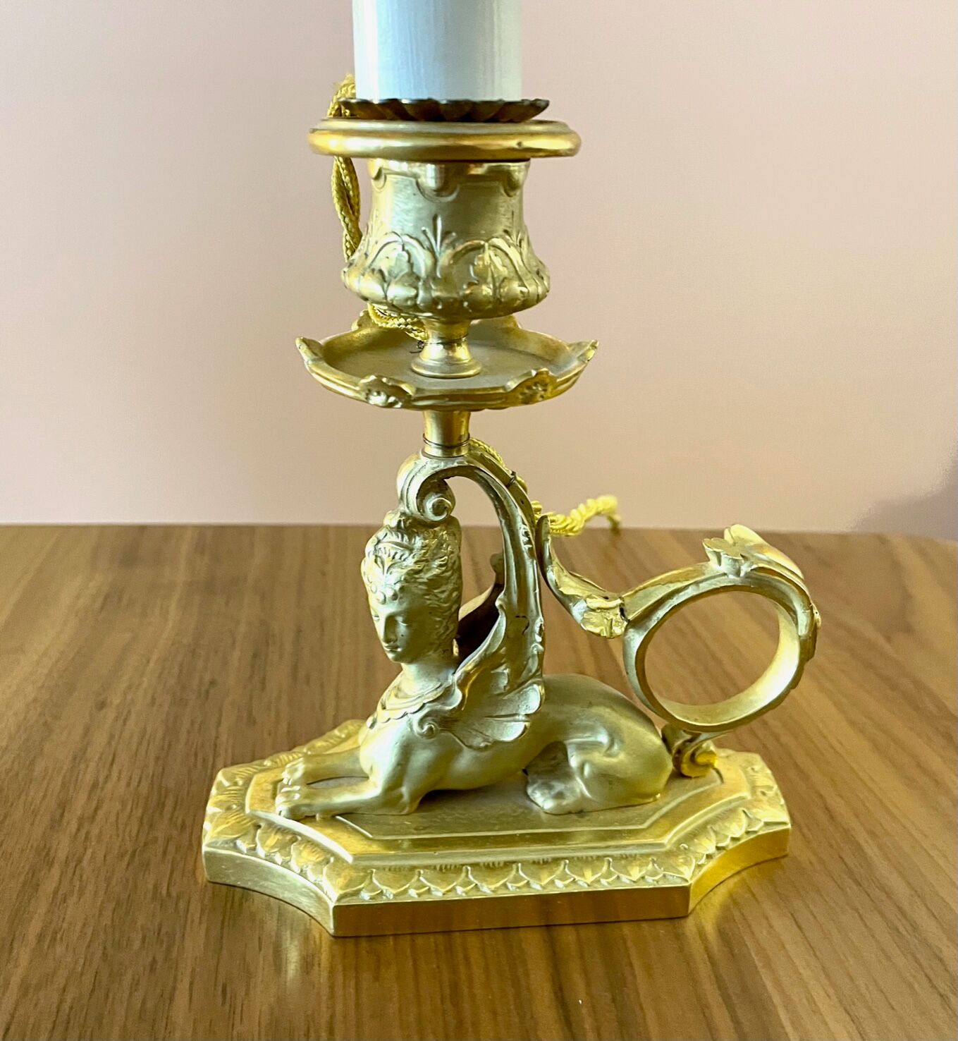 2 Empire, Restoration Sphynges bedside lamps