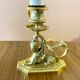 2 lampes de chevet empire, restauration sphynges