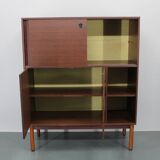 1970s Italian Cabinet With Sliding Doors