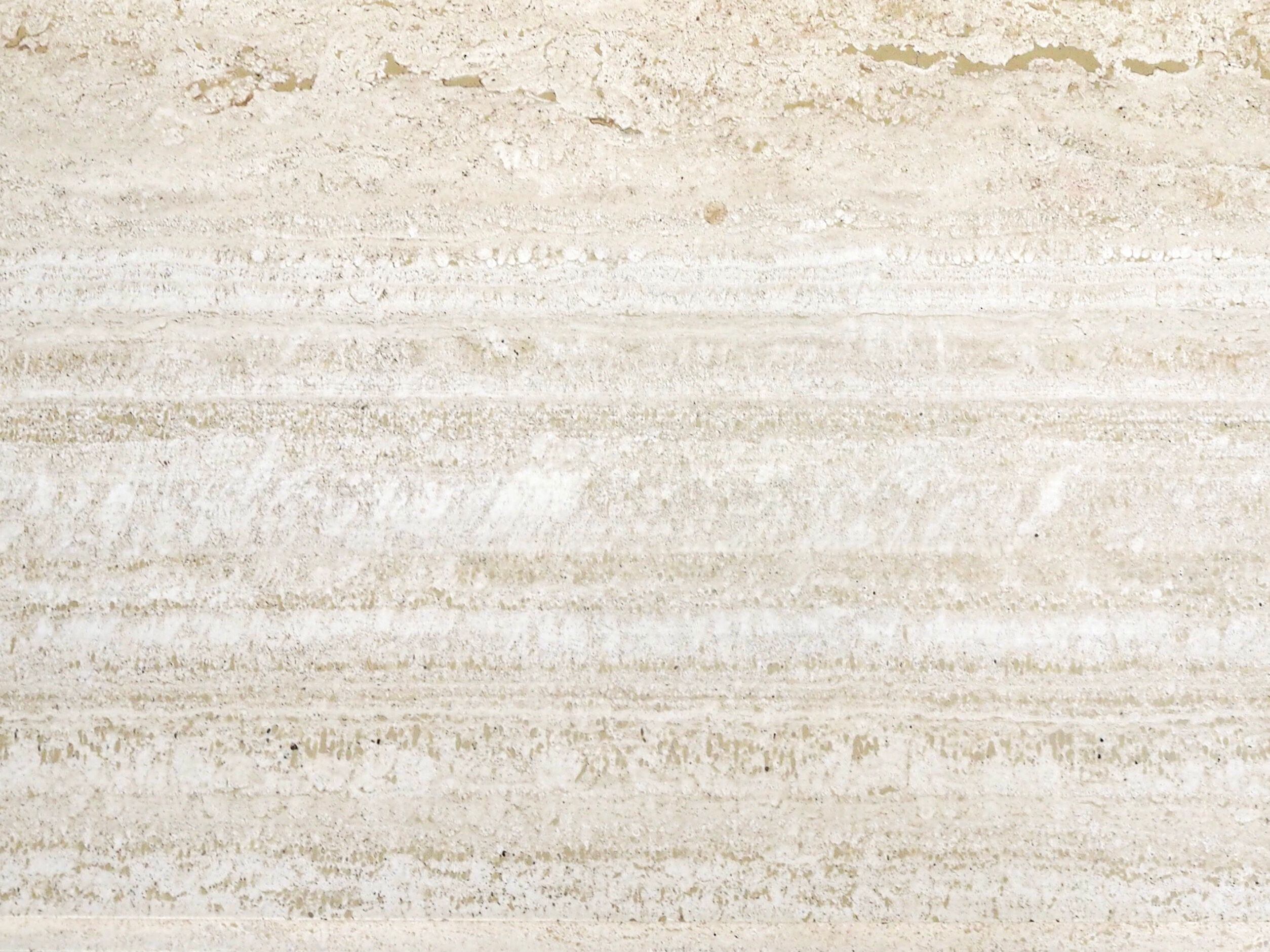 Travertine coffee table