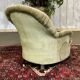 English armchair from the late 19th century.