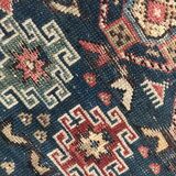 Tapis ancien caucasien chirwan 19eme fait main 105x148 cm