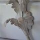 2 Florentine metal leaf wall lights