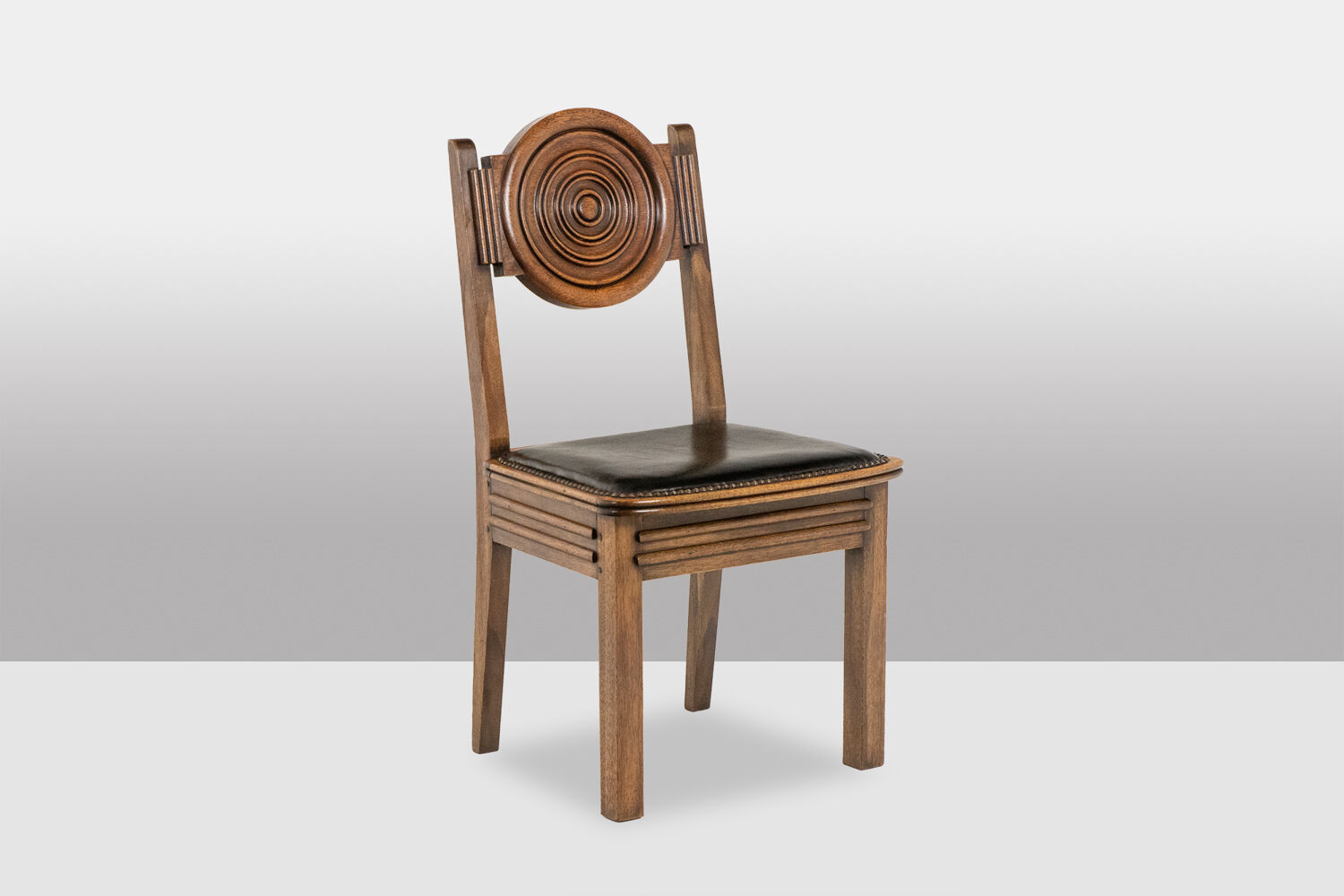 Étienne Kohlmann. Set of 6 Modernist style chairs. 1960s.