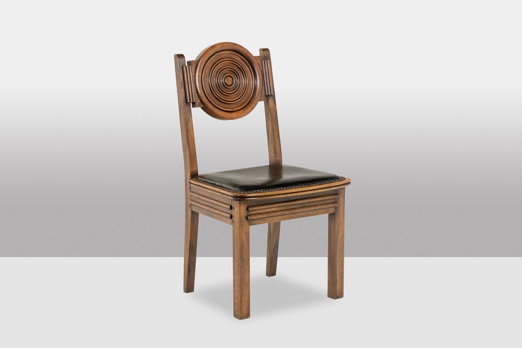Étienne Kohlmann. Set of 6 Modernist style chairs. 1960s.