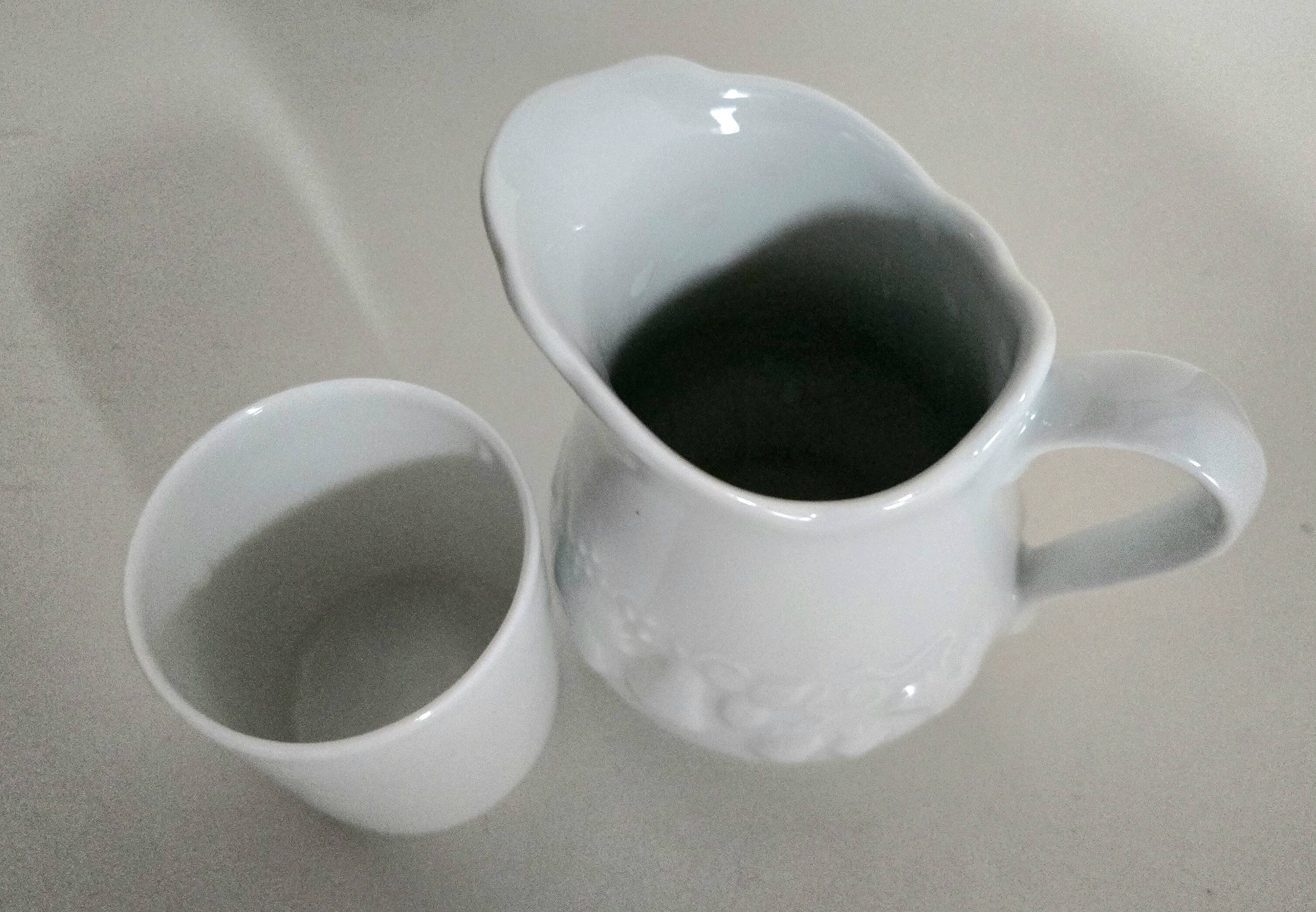 Tasse expresso et Pichet