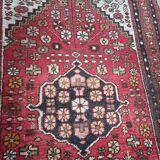 Ancien tapis en laine fait main
