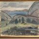 Original Swedish Oil on Canvas – “Landscape” by Sven Engblom – Signed