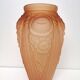 Art deco vase, frosted glass