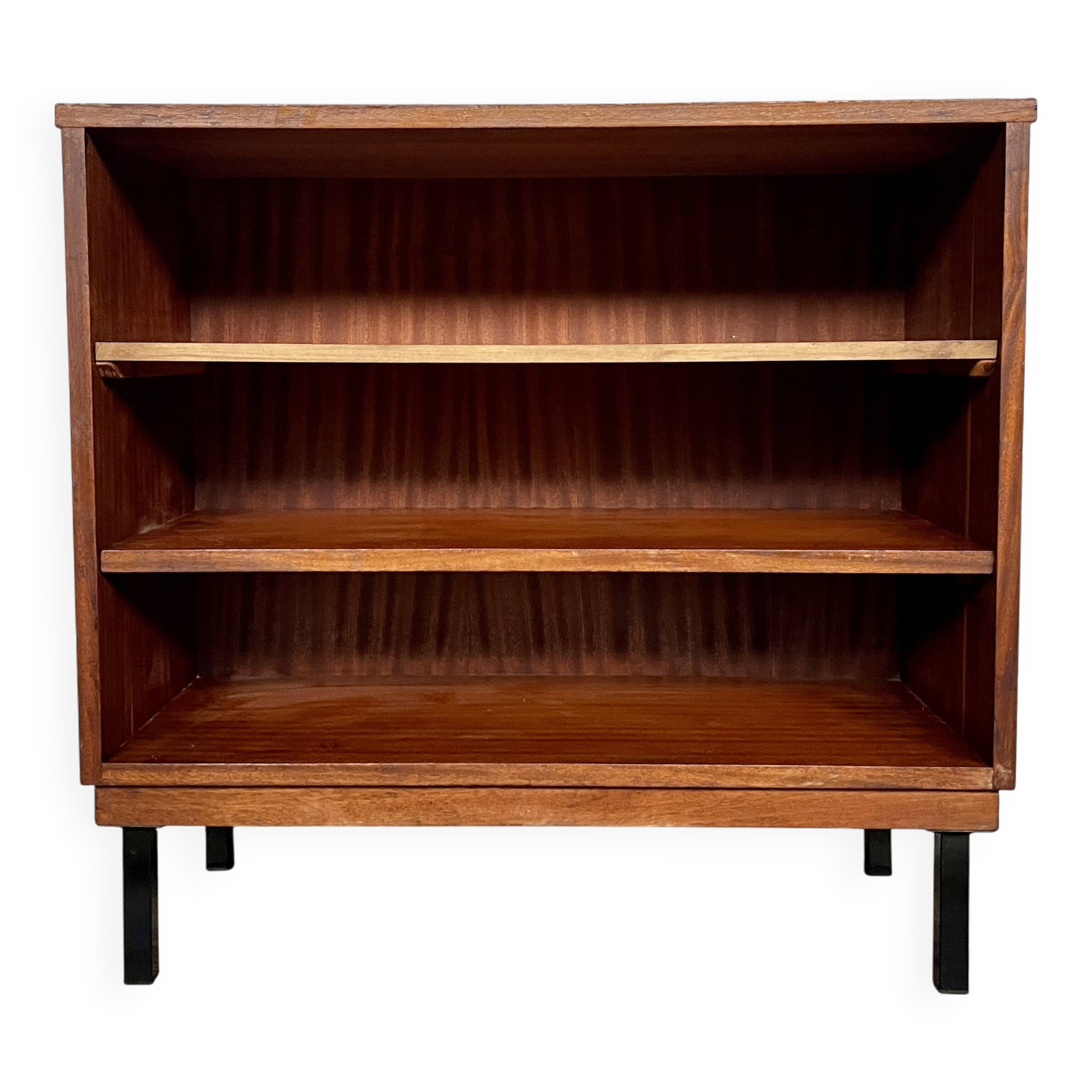 Vintage teak bookcase shelf 1960
