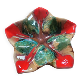 Vintage 70s starry ceramic trinket dish