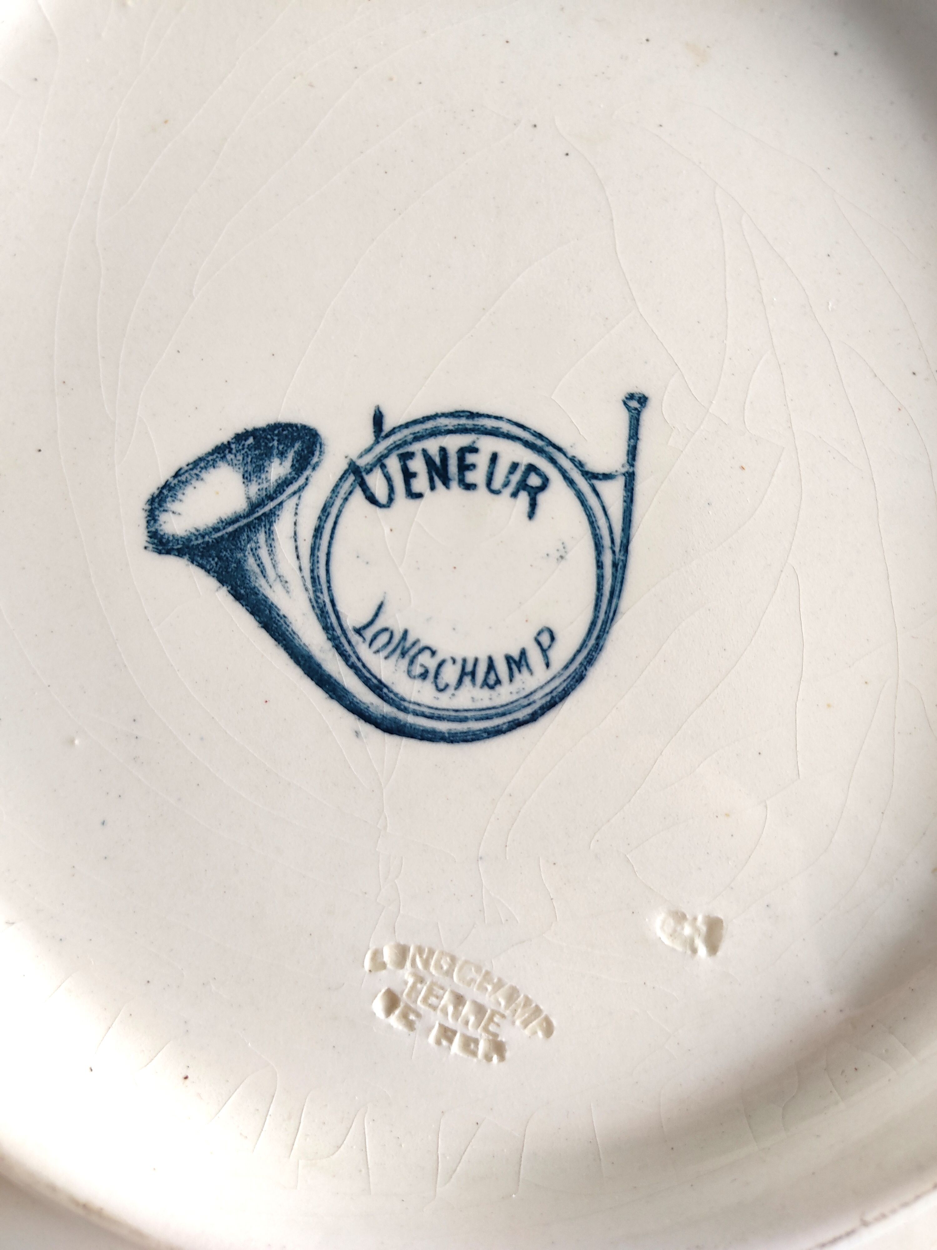 Flat 32 cm Longchamp Veneur model