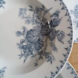 Set of 9 iron earth plates