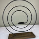 Sculptural spiral candlestick