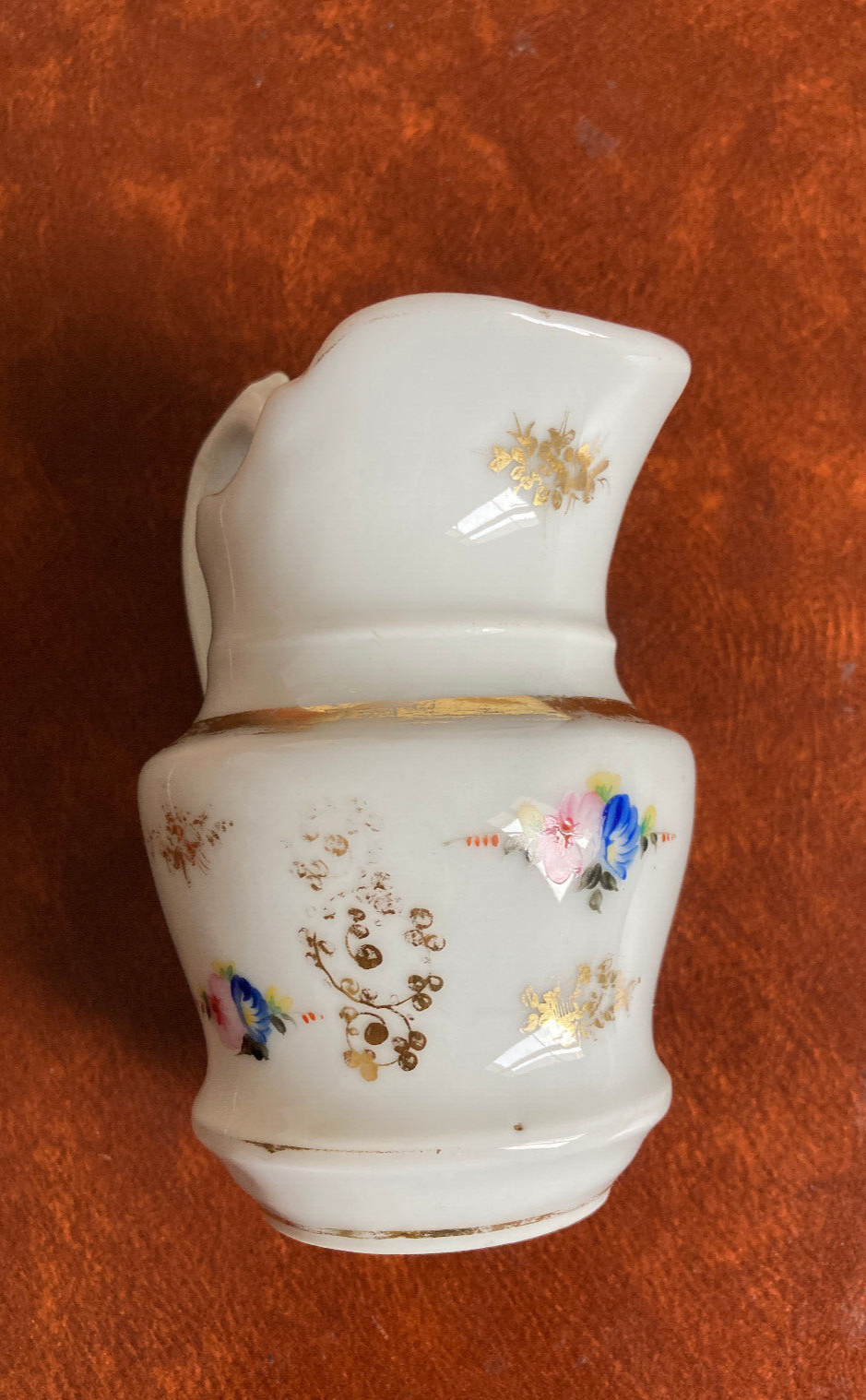 Antique milk jug, porcelain of Paris XIXth