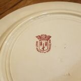 Plate in Iron Earth Saint Amand & Hamage